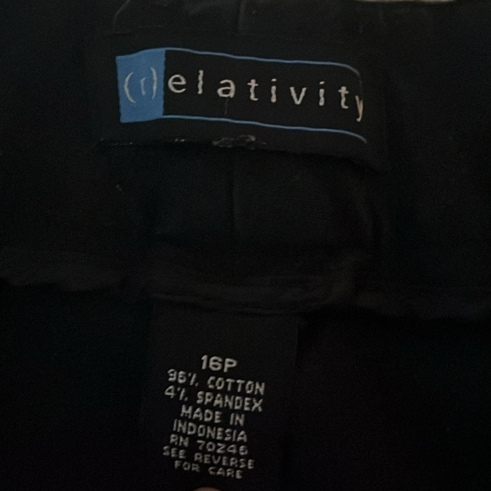 Relativity Black Trousers - Picture 3 of 4